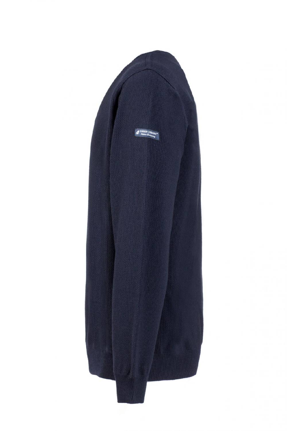 Green Coast Maglione regular fit a girocollo blu green coast made in italy Latest fashion