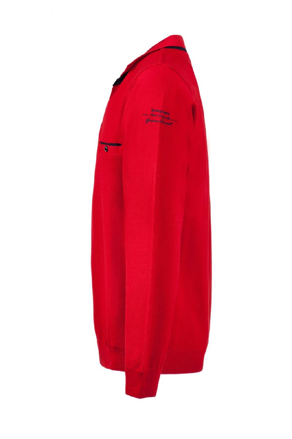 Green Coast Polo rossa green coast modern fit filato nautico idrorepellente Offerta temporanea