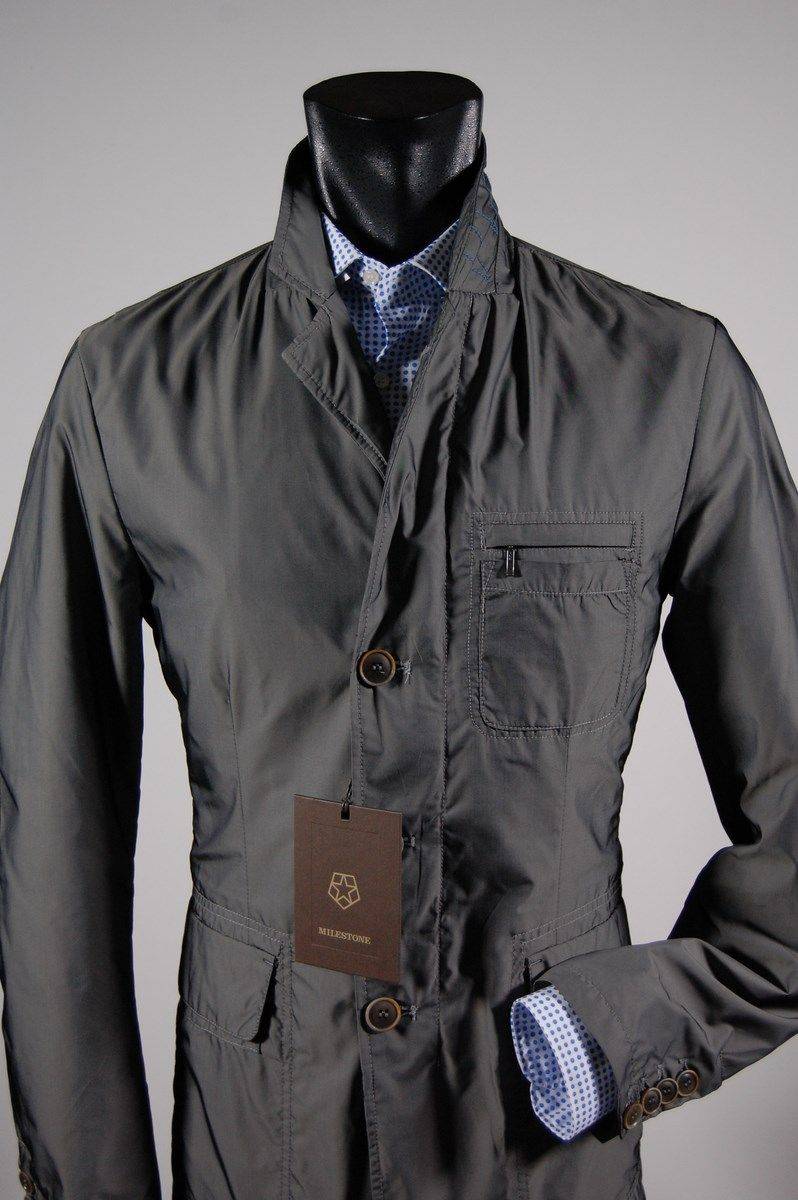 Milestone Giacca field jacket con toppe grigio milestone Offerte speciali