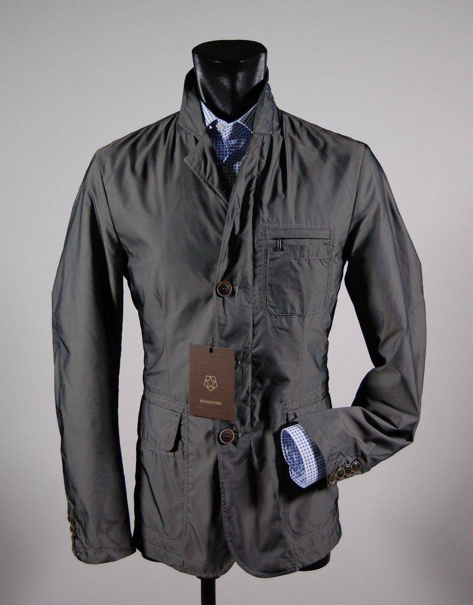 Milestone Giacca field jacket con toppe grigio milestone Offerte speciali