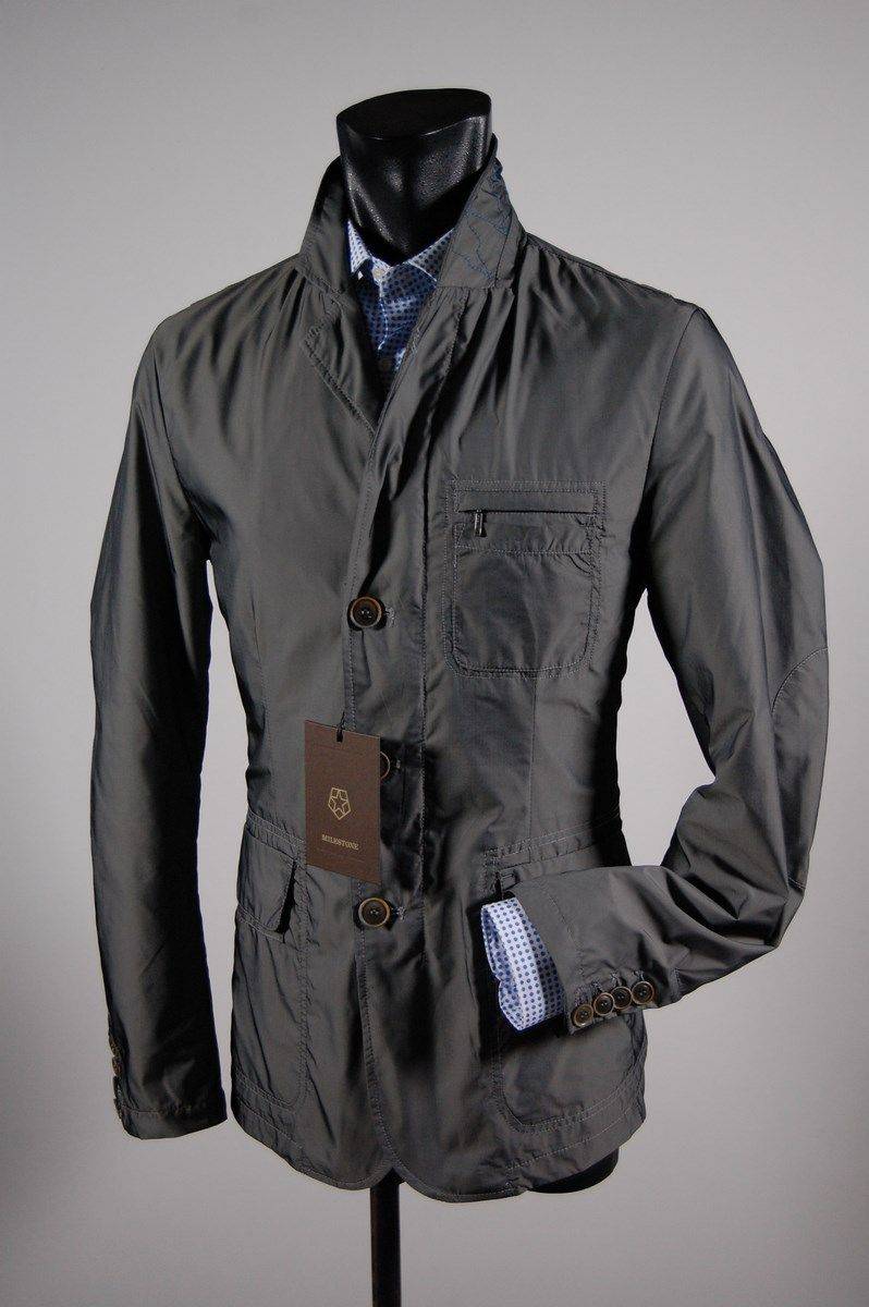Milestone Giacca field jacket con toppe grigio milestone Offerte speciali