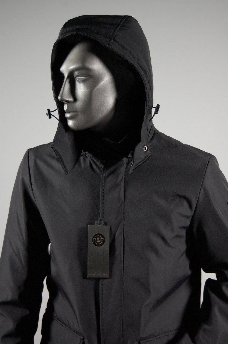 Projects & People Giaccone parka taglio elegante accoppiato con cappuccio due colori Prezzo basso