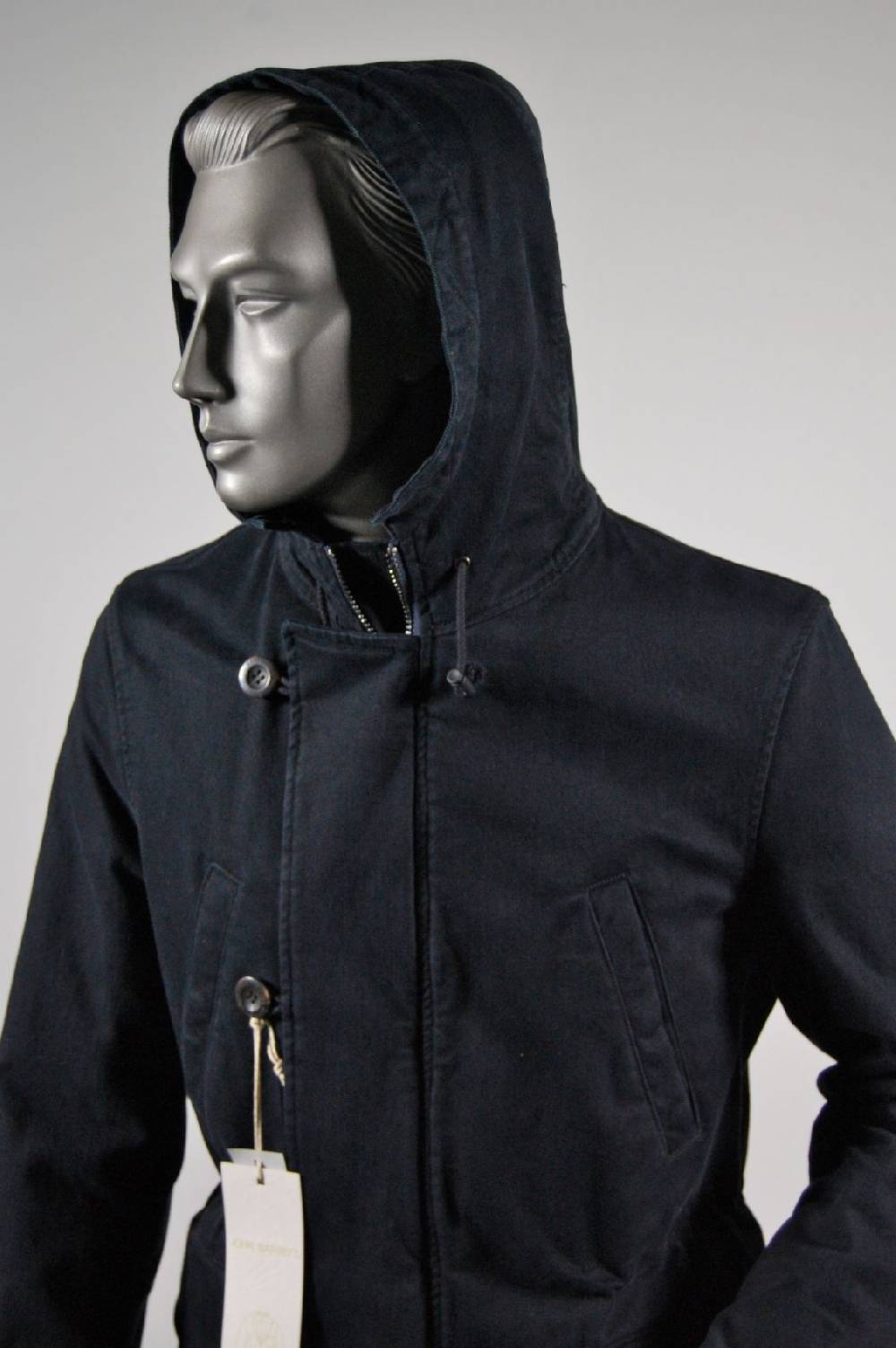 John Barritt Parka blouson slim fit con cappuccio blu john barritt Rilascio limitato