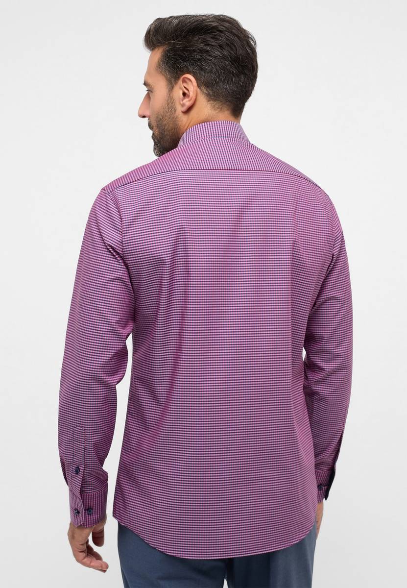 Eterna Camicia eterna a quadretti rosso modern fit Ultimo giorno