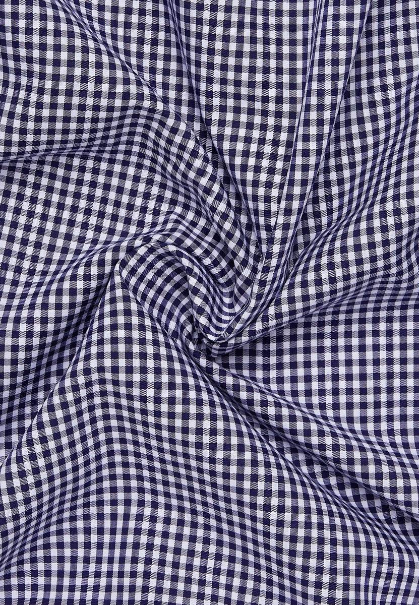 Eterna Camicia eterna a quadretti blu modern fit Fino al 50% di sconto