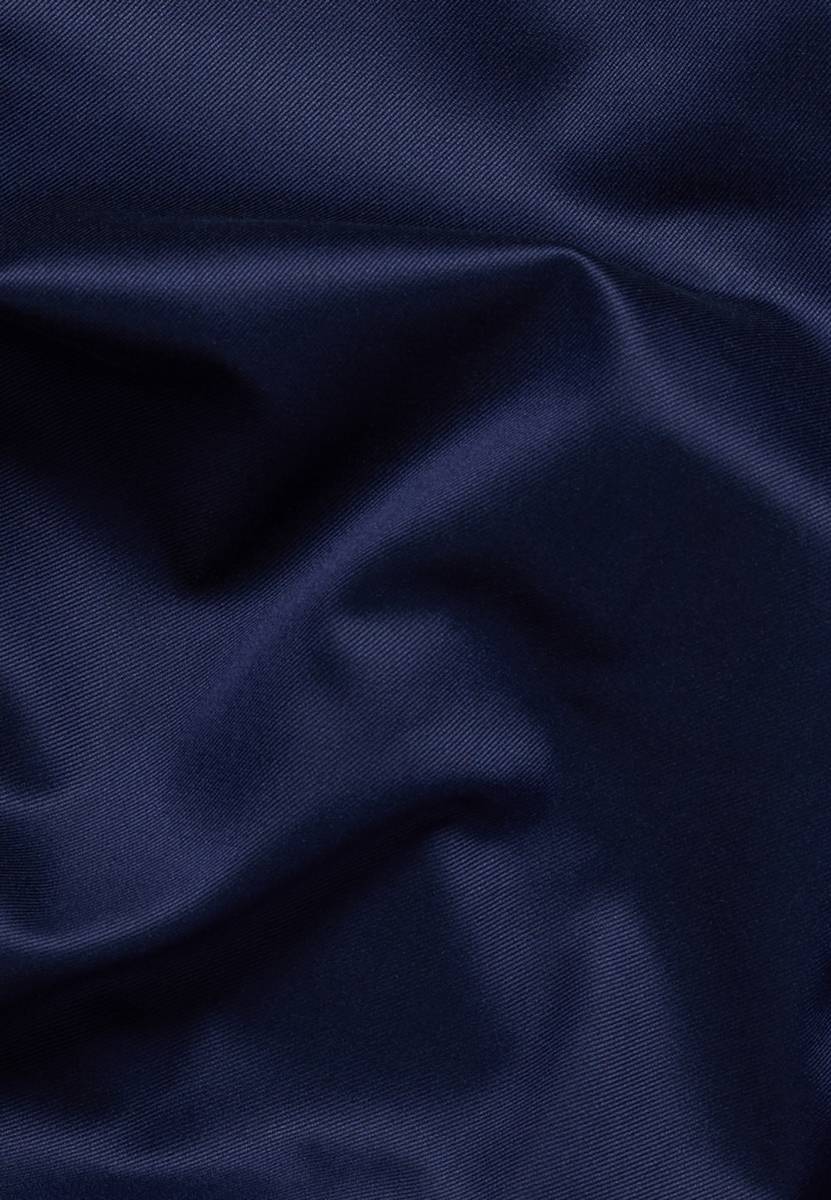 Eterna Camicia blu scuro eterna modern fit in cotone twill no stiro Pezzi Unici