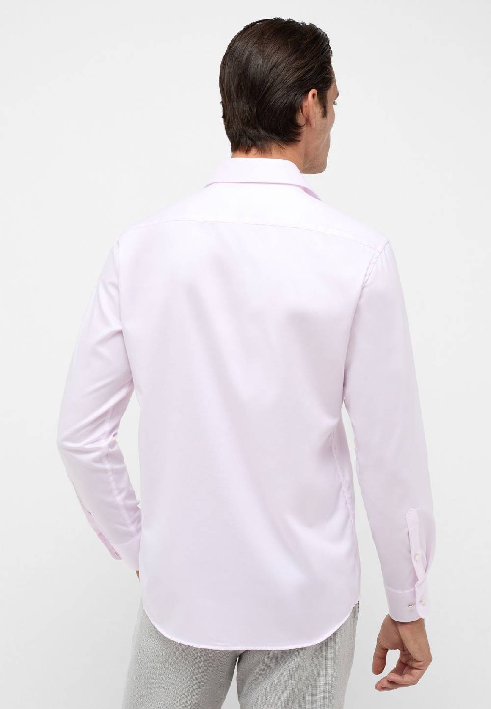 Eterna Camicia rosa eterna modern fit in cotone twill no stiro Soddisfazione Garantita