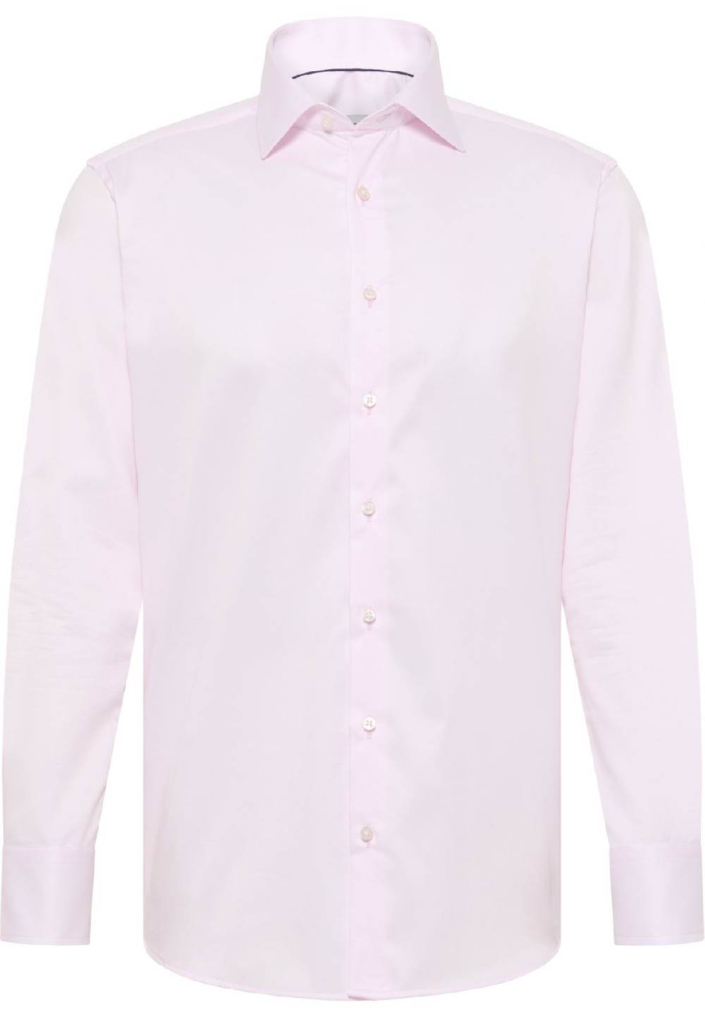 Eterna Camicia rosa eterna modern fit in cotone twill no stiro Soddisfazione Garantita