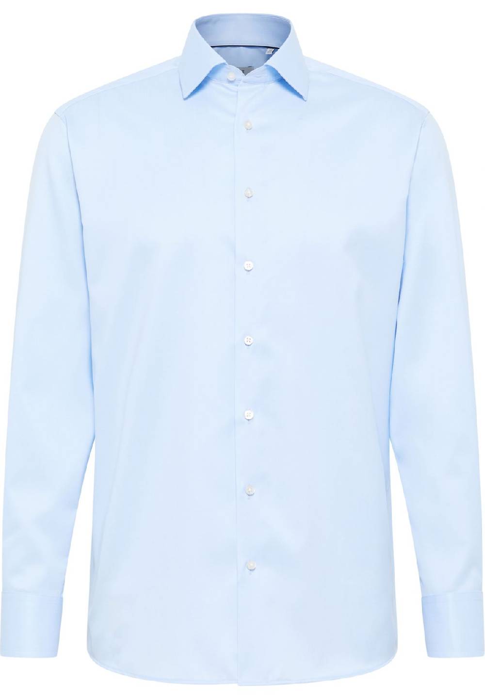 Eterna Camicia celeste eterna modern fit in cotone twill no stiro Qualità Garantita