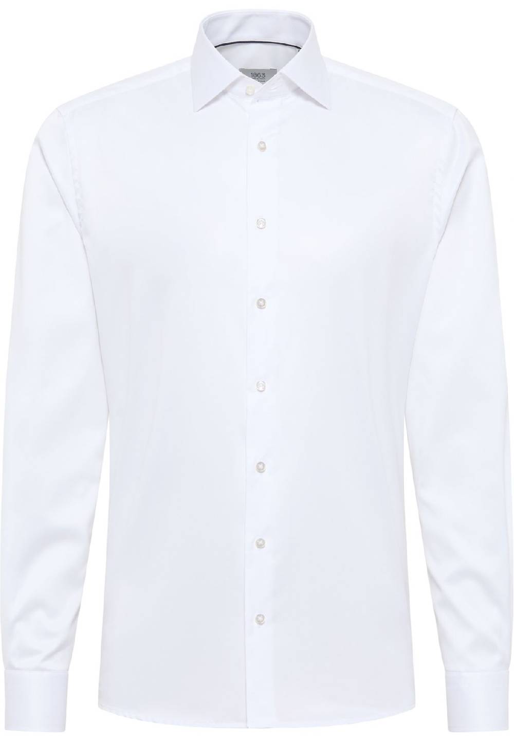 Eterna Camicia bianca eterna modern fit in cotone twill no stiro Negozi Online