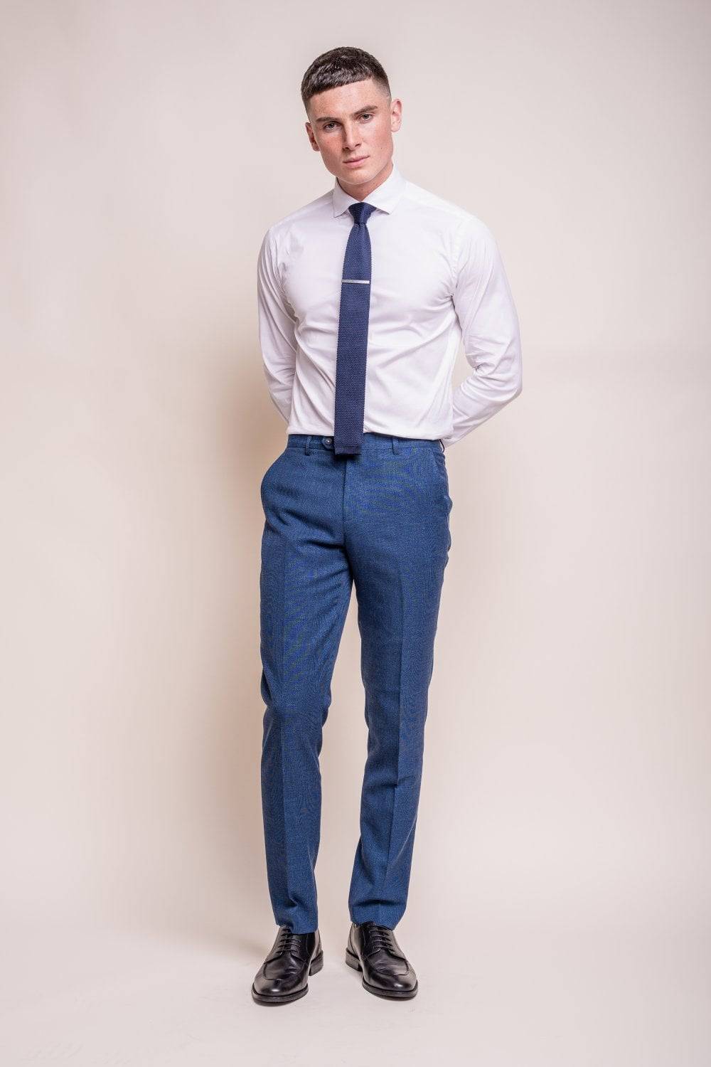 House of Cavani Abito blu house of cavani semi foderato stretch modern fit Consegna Veloce