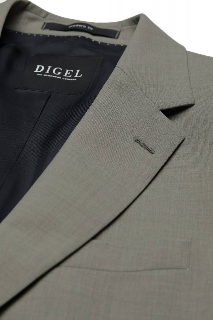 Digel Abito verde salvia digel lana stretch drop quattro comfort fit Fino Al -60%