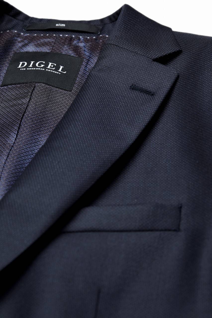 Digel Abito blu slim fit digel lana reda super 110'S Novità