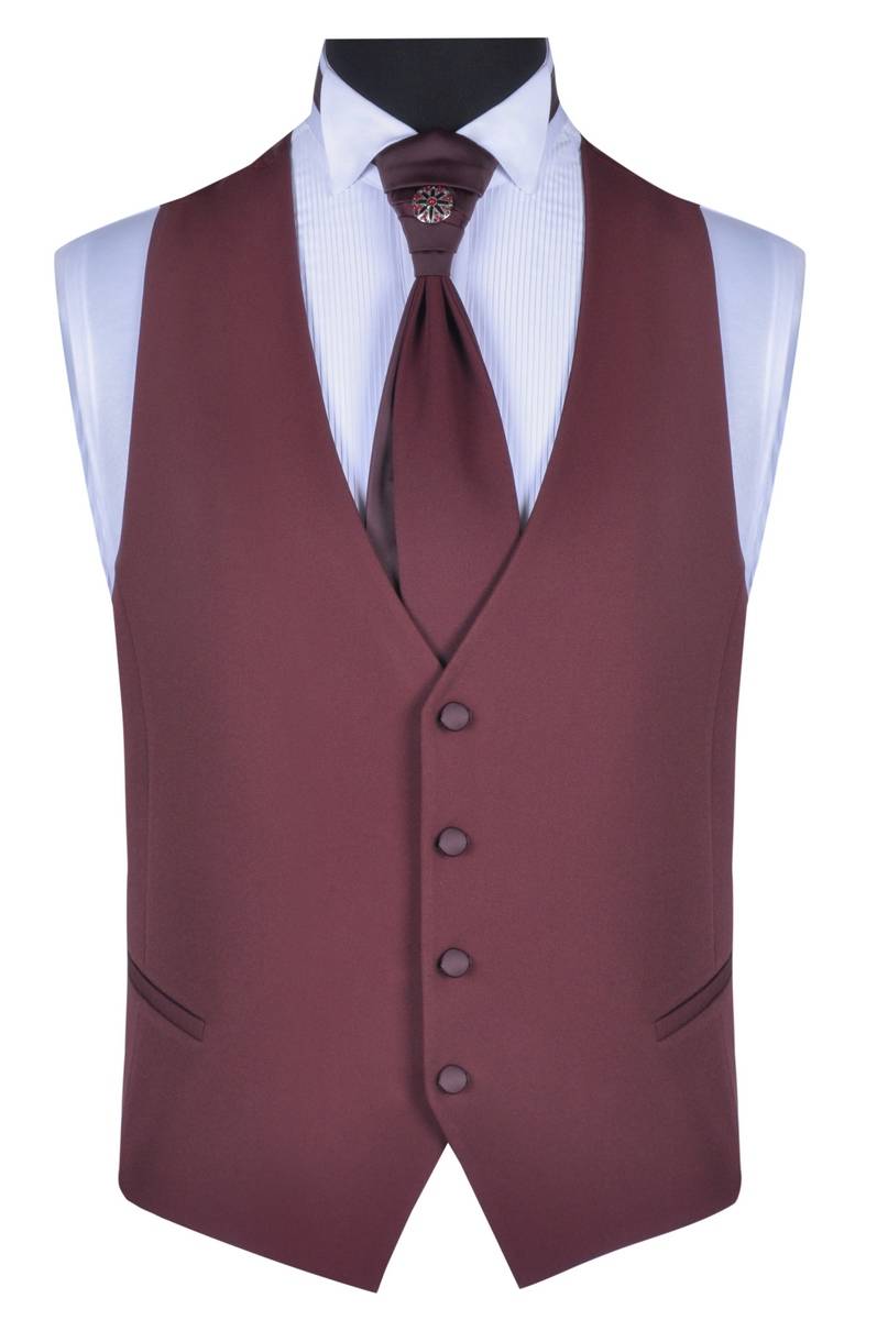 Baggi Abito da sposo baggi cerimonia borgogna slim fit Sconto