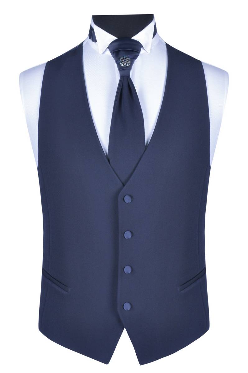 Baggi Abito da sposo baggi cerimonia blu slim fit Offerta