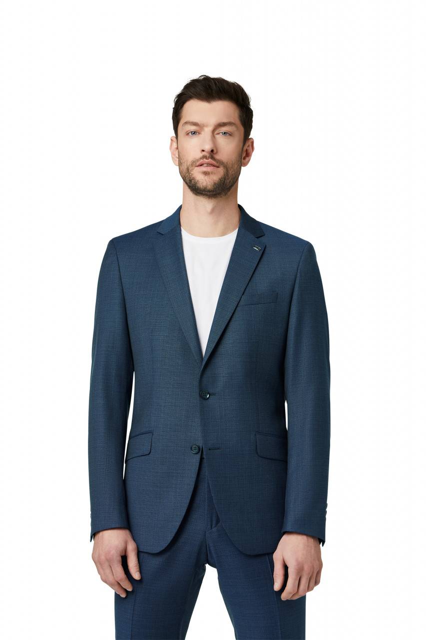 Digel Abito bluette slim fit digel lana stretch zignone Economico