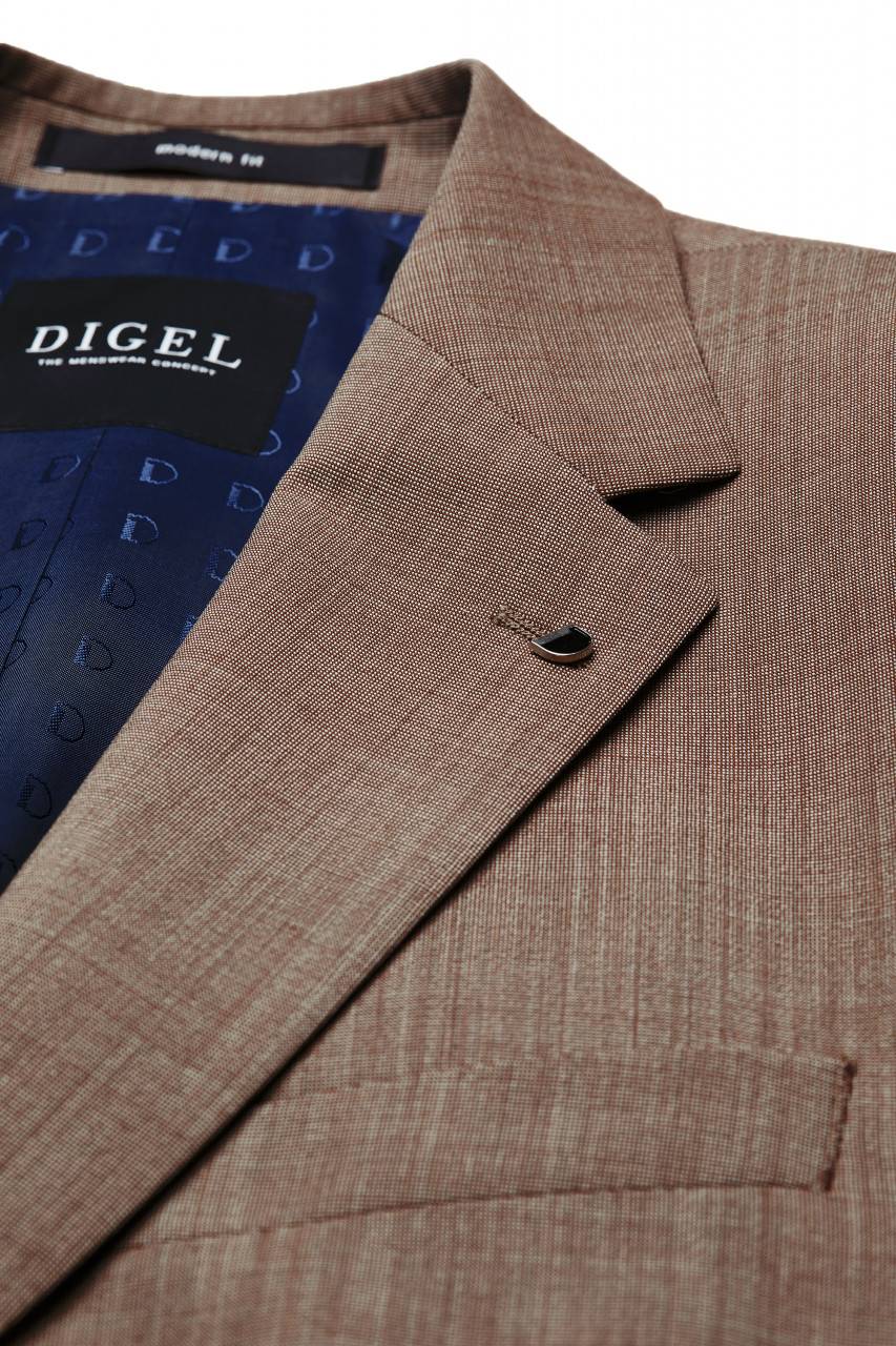 Digel Abito tabacco digel lana stretch marzotto drop sei modern fit Saldi
