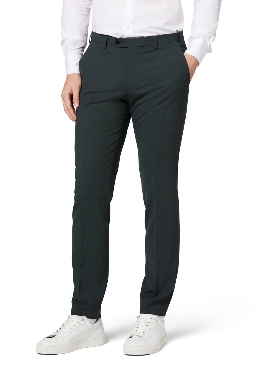 Digel Abito slim fit digel verde misto lana bi-stretch Vendita Economica