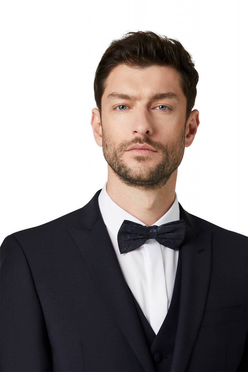 Digel Abito slim fit elegante digel blu scuro con gilet I Più Venduti