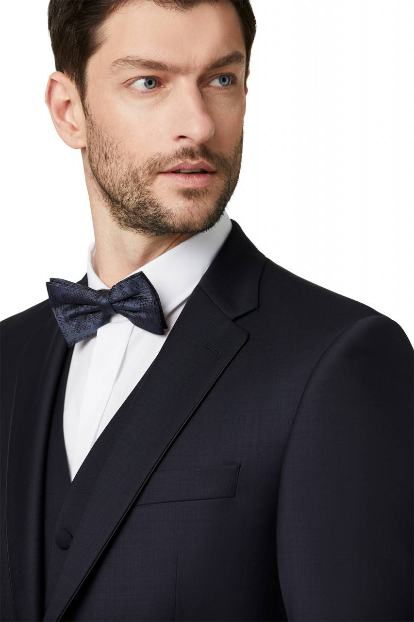 Digel Abito elegante digel blu scuro con panciotto drop quattro corto Negozio