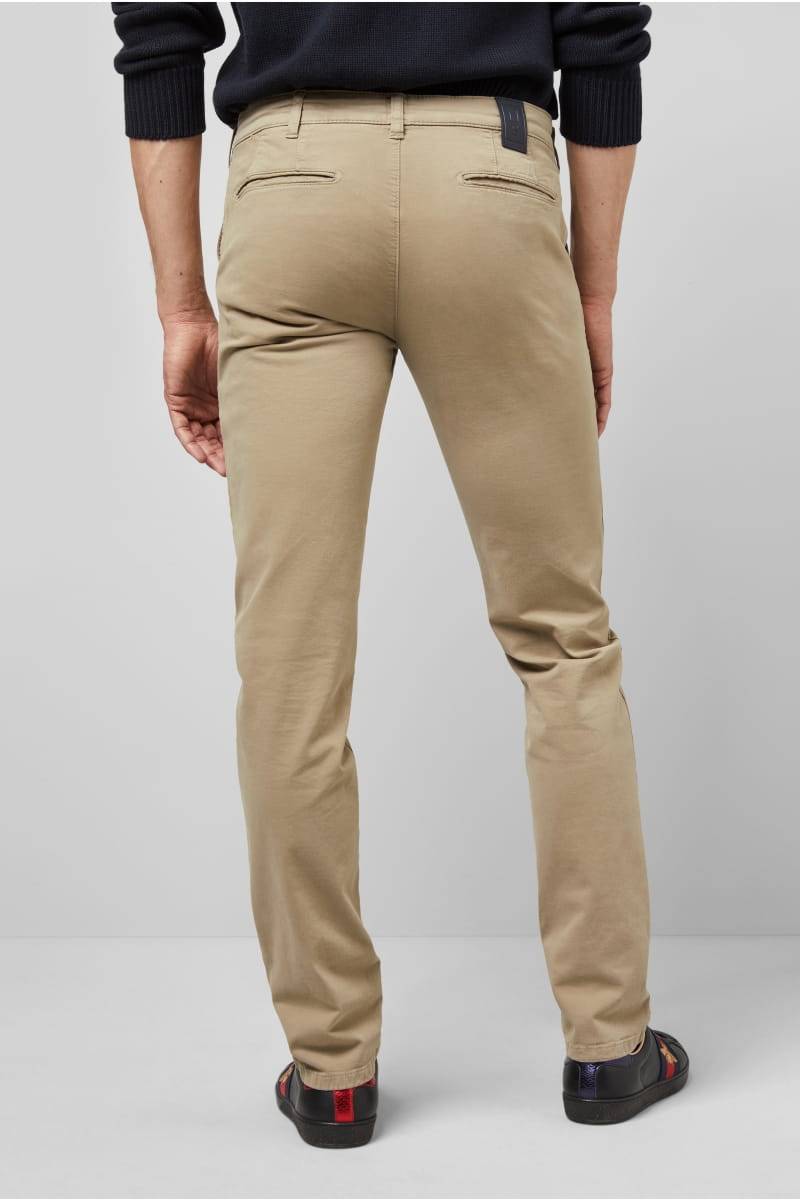 Meyer Pantalone regular fit beige cotone bio stretch m5 by meyer Flash Sale