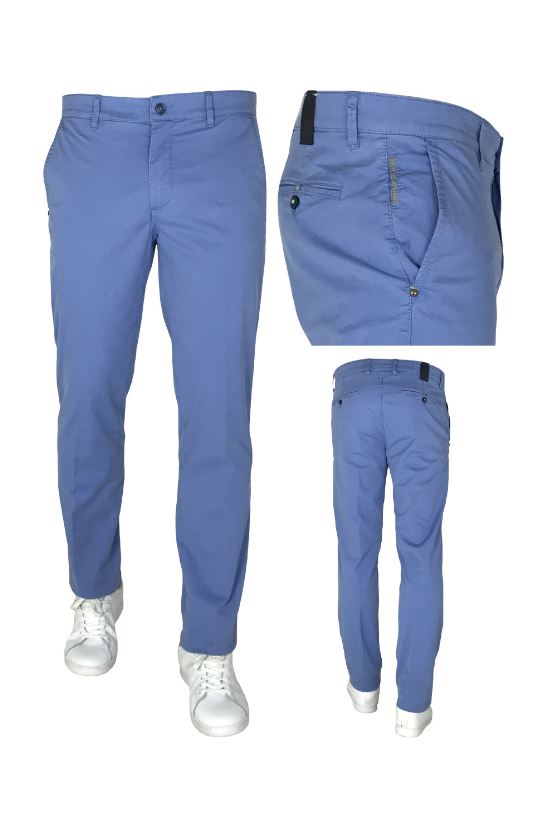 Sea Barrier Pantalone blu sea barrier cotone piquet stretch stone wash Offerta per la Festa della Mamma