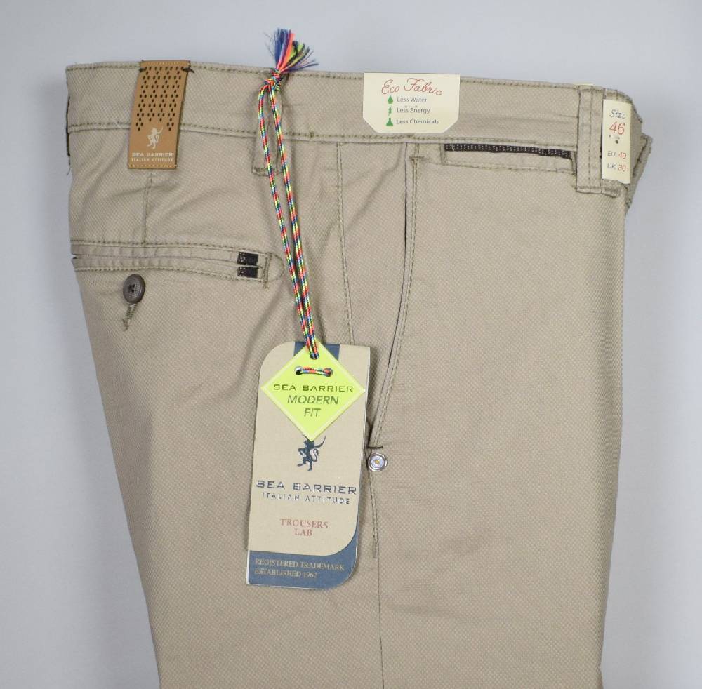 Sea Barrier Pantalone in cotone reps stretch sea barrier modern fit Offerta San Valentino