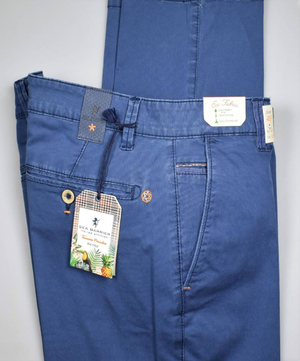 Sea Barrier Pantalone blu chiaro regular fit sea barrier in cotone stretch
