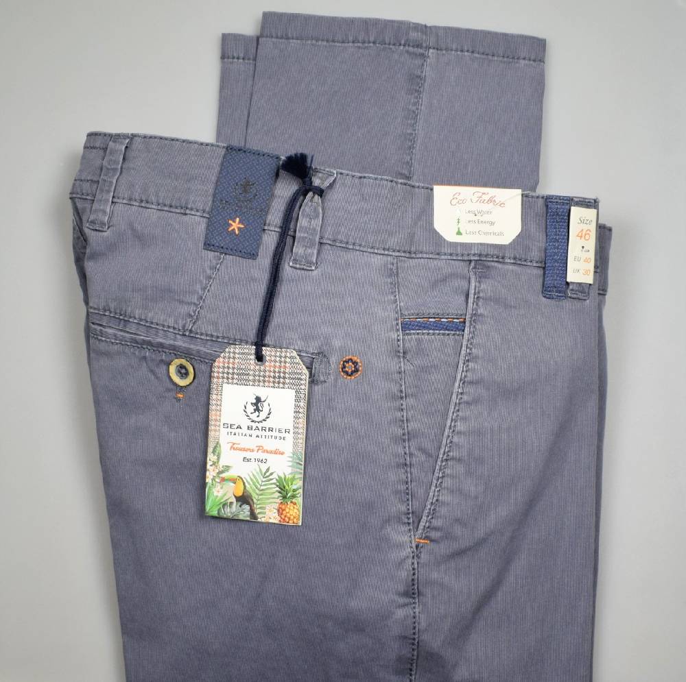Sea Barrier Pantalone grigio regular fit sea barrier in cotone stretch Nuovi prodotti