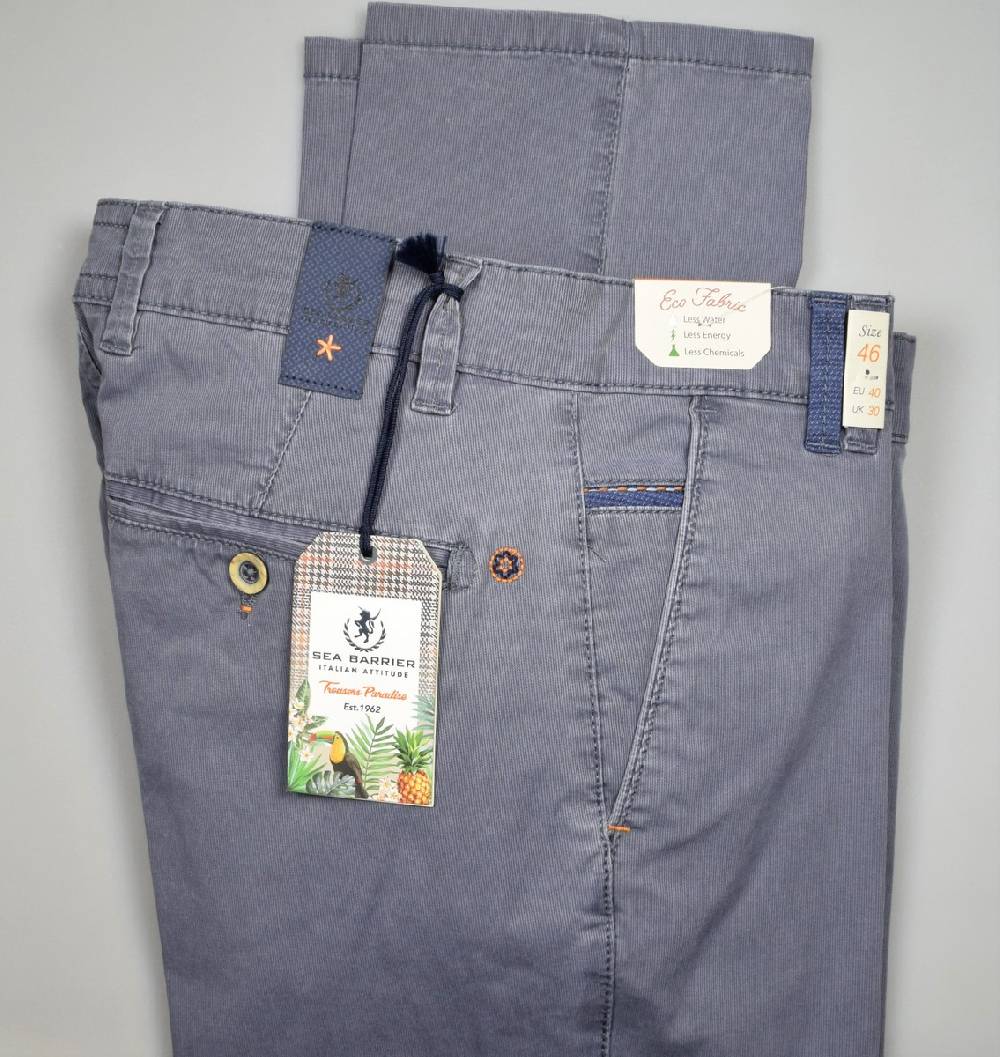 Sea Barrier Pantalone grigio regular fit sea barrier in cotone stretch Nuovi prodotti