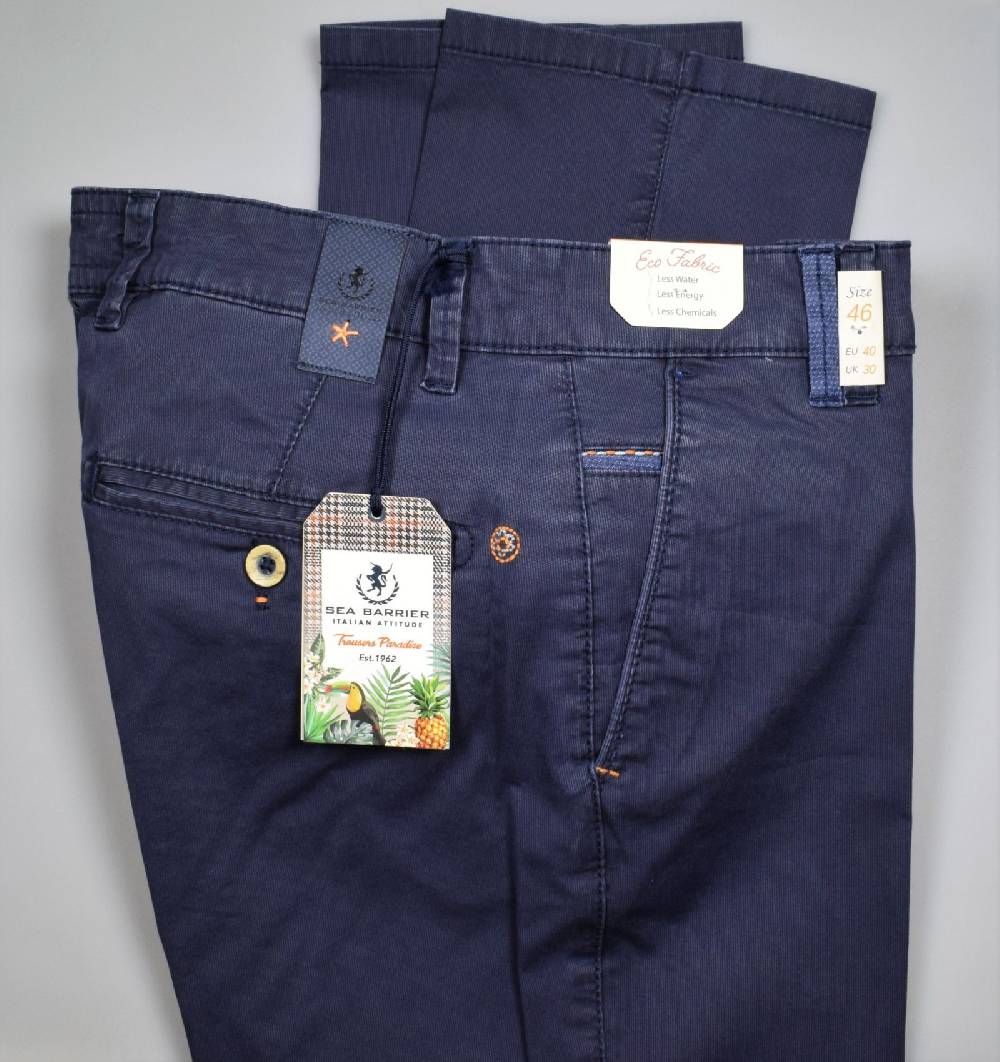 Sea Barrier Pantalone blu regular fit sea barrier in cotone stretch Bestseller