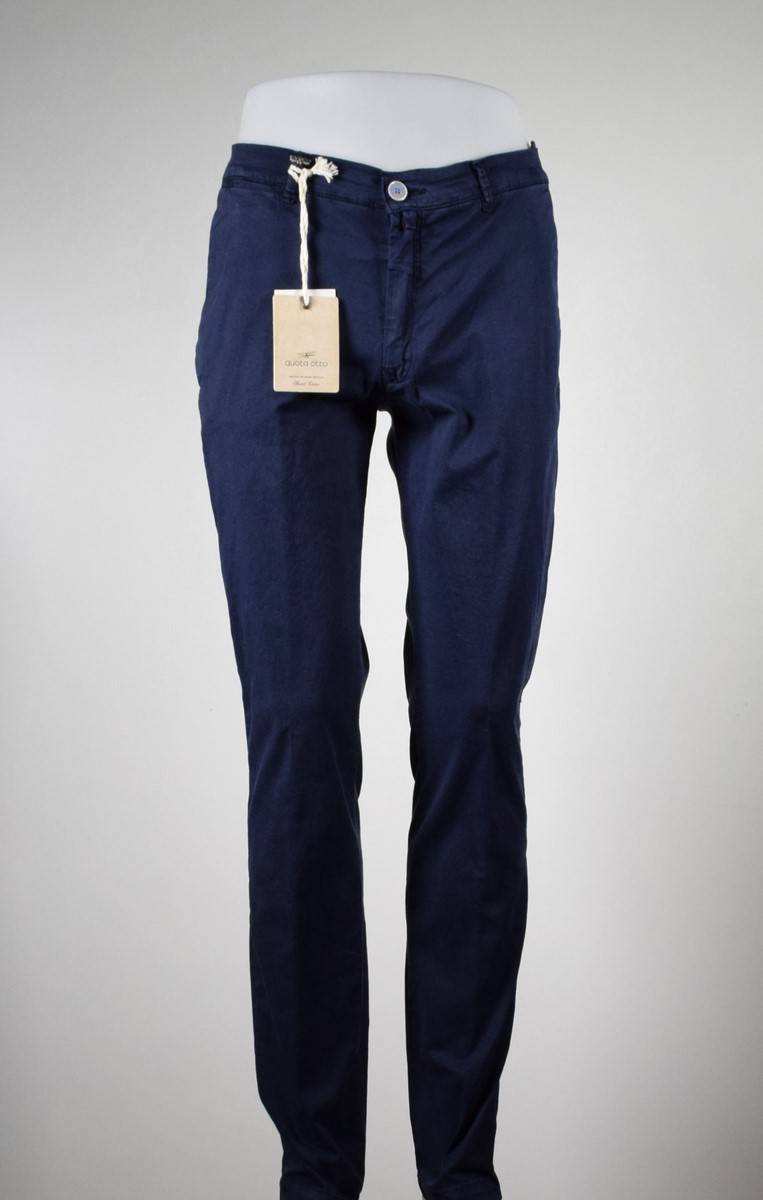 Quota Otto Pantalone slim fit quota otto in cotone stretch slim fit Offerte speciali