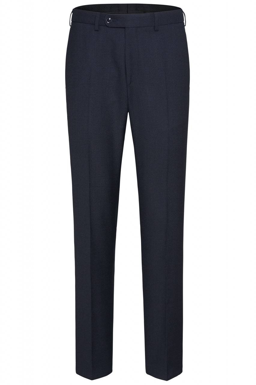 Digel Pantalone blu a quadretti digel in pura lana Enormi risparmi
