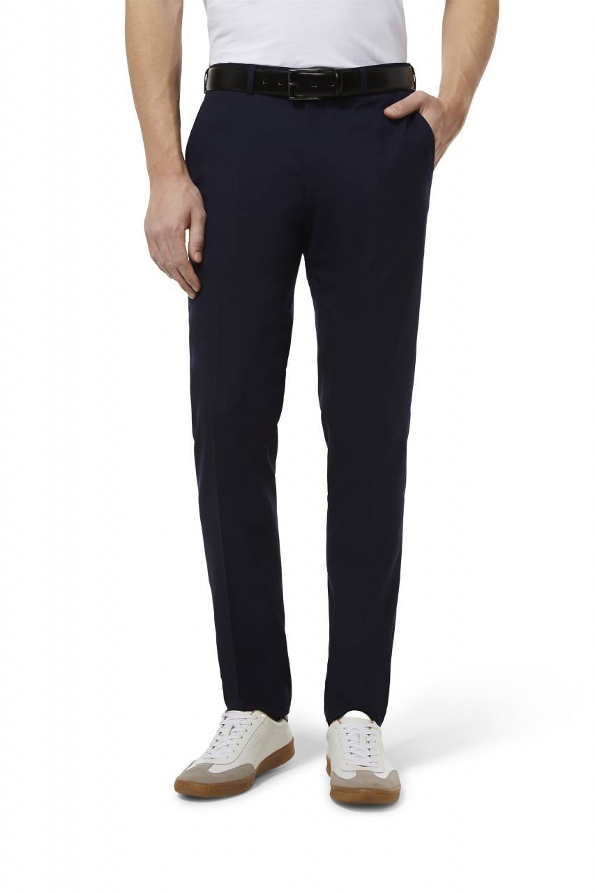 Digel Move Pantalone blu slim fit digel move misto viscosa e poliestere