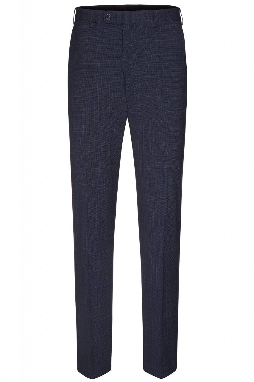 Digel Pantalone digel blu fantasia principe di galles drop sei modern fit Ritorno libero