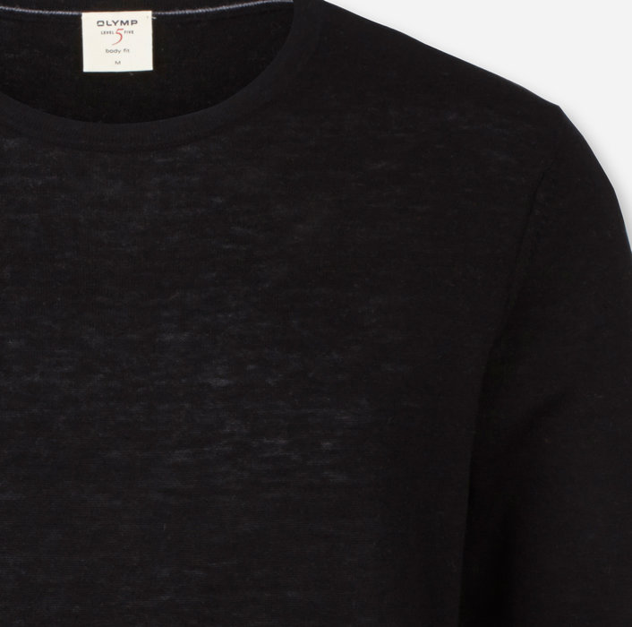 Olymp Maglione giro collo olymp in lana merino extra fine e seta Discount Store per i nuovi prodotti