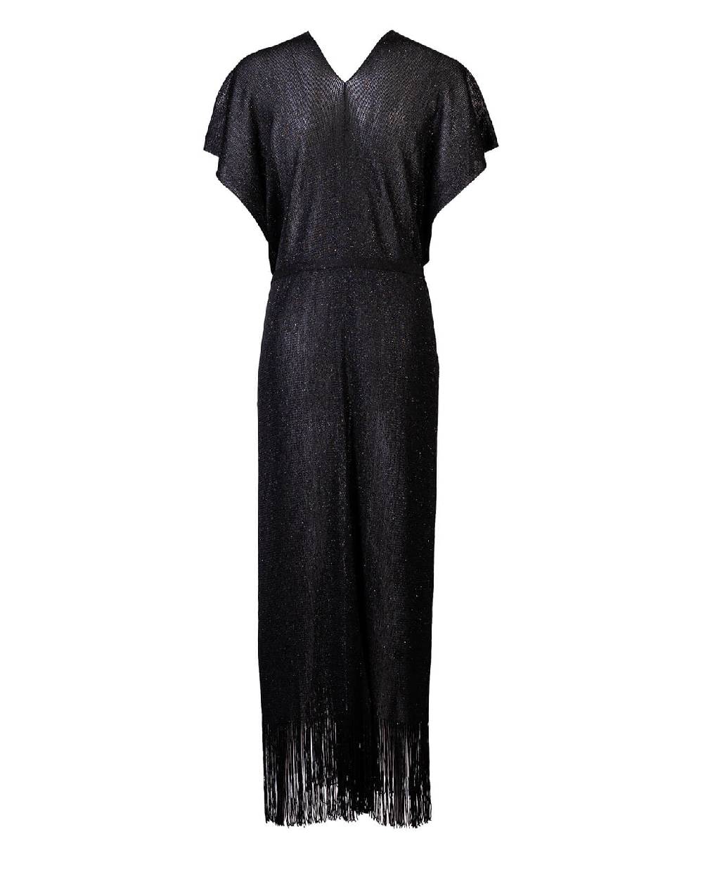 Raffaela D´Angelo Caftano in maglia lurex con frangia I Più Venduti