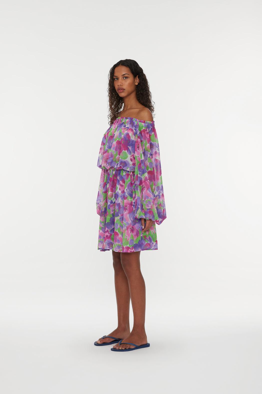 Reina Olga Light Flowy Mini Dress Presa