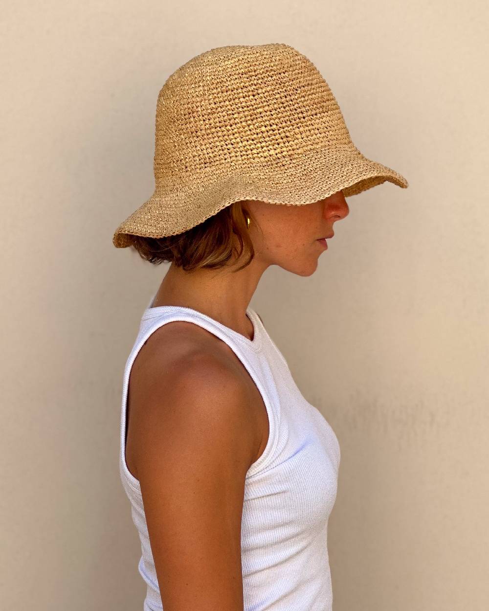 Reinhard Plank ONDA STRAW NATURAL GOLD SS Nuovo