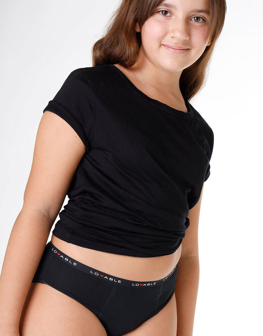 Lovable Slip da Ciclo per Adolescenti MY FIRST PERIOD PANTIES, flusso Medio, Nero Offerte