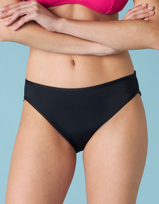 Lovable Slip da spiaggia assorbente per il ciclo flusso medio, Nero Hotsell