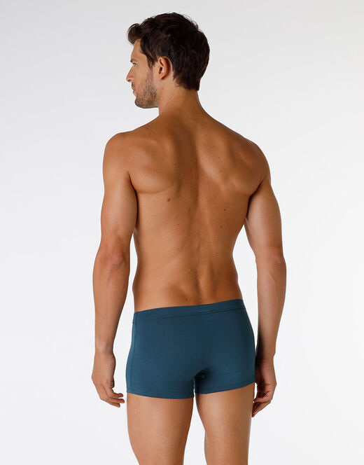 Lovable Boxer Enriched Plain Cotton Modal in cotone e modal, ottanio Nuovo
