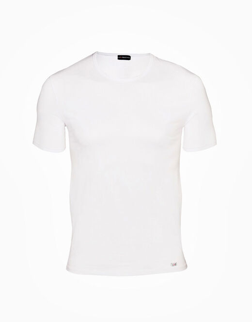 Lovable T-Shirt uomo con scollo a V profondo Supima Premium Cotton, bianco Qualità Garantita