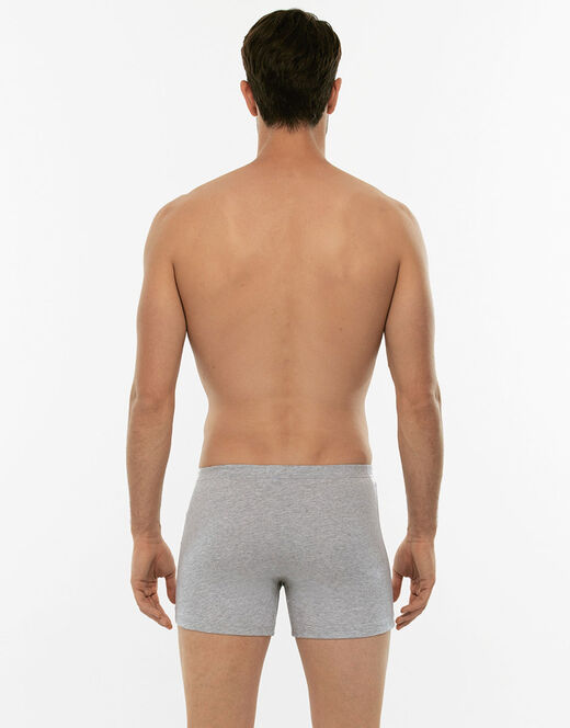 Lovable Boxer parigamba Bipack in 100% cotone Pure Cotton, grigio melange Promozione Limitata