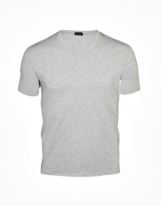 Lovable T-Shirt uomo con scollo a V profondo Supima Premium Cotton, grigio melange Shopping Online