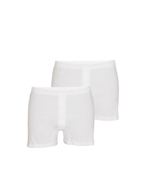 Lovable Boxer parigamba Bipack in 100% cotone Pure Cotton, bianco Presa