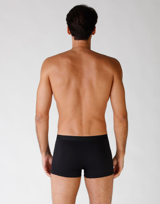 Lovable Boxer in cotone elasticizzato, confezione x4 nero Sconto