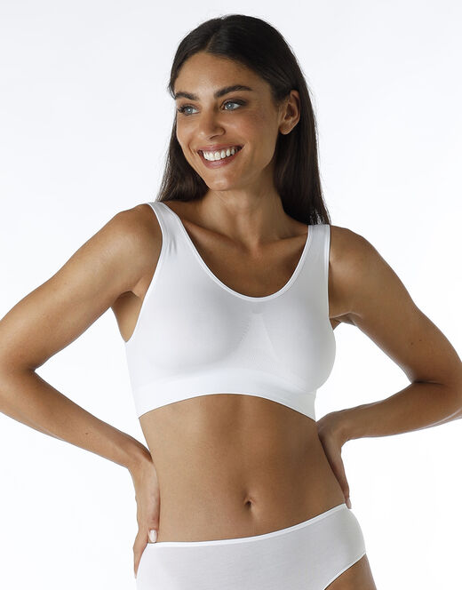 Lovable Reggiseno brassière yoga Active Comfort a basso impatto, bianco Vendita Calda