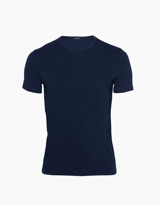 Lovable T-Shirt girocollo Cotton Stretch in cotone elasticizzato, blu Pezzi Unici