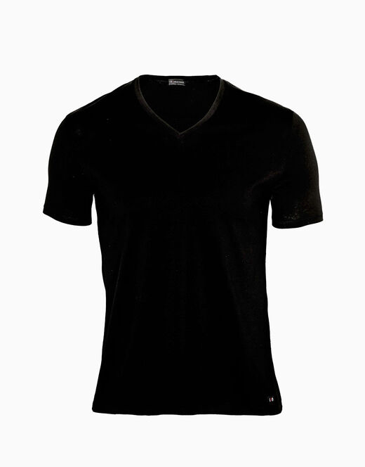 Lovable T-Shirt uomo con scollo a V profondo Supima Premium Cotton, nero Novità